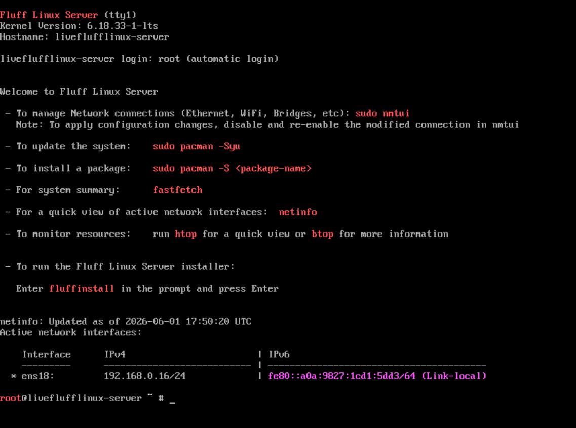 Fluff Linux screenshot